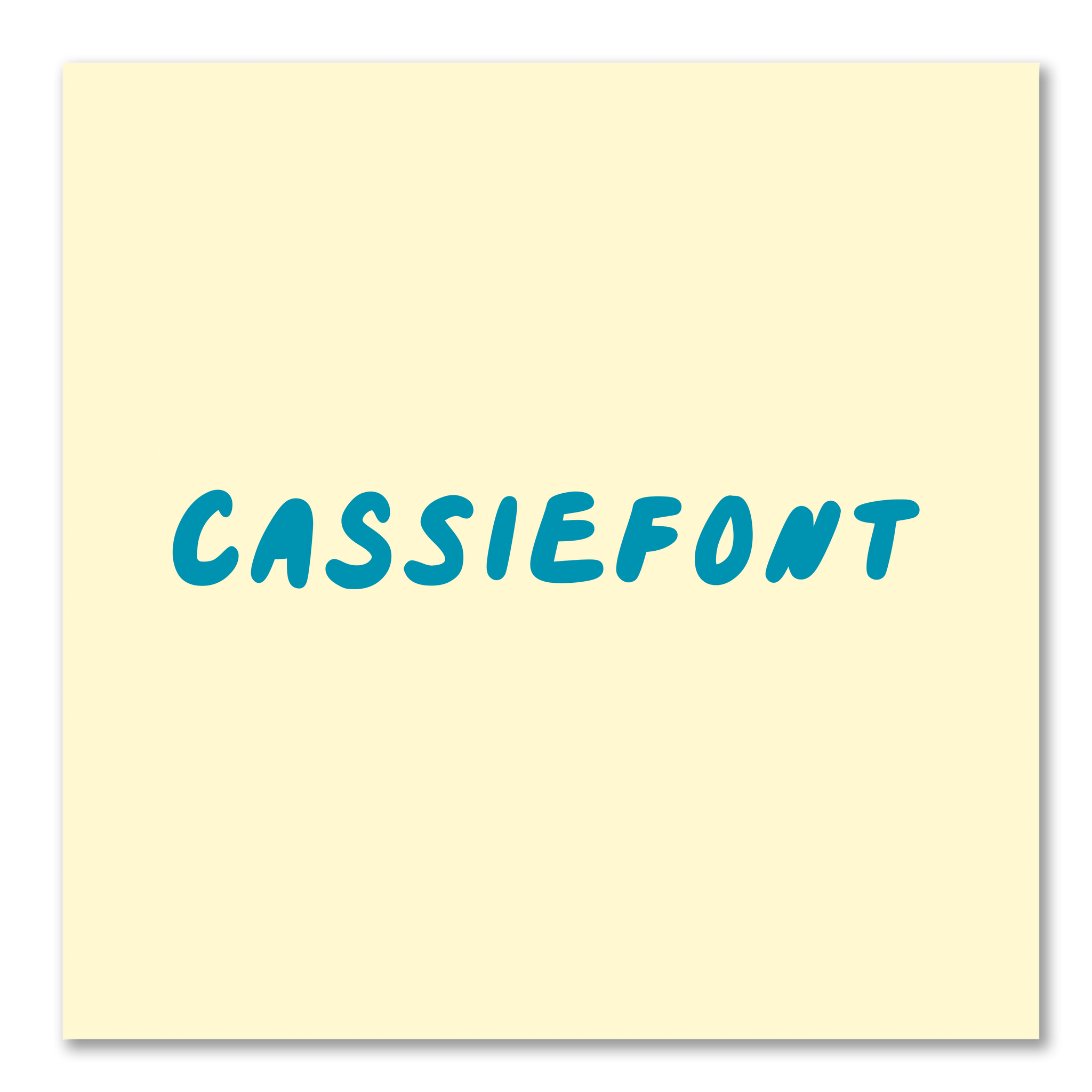 Cassiefont
